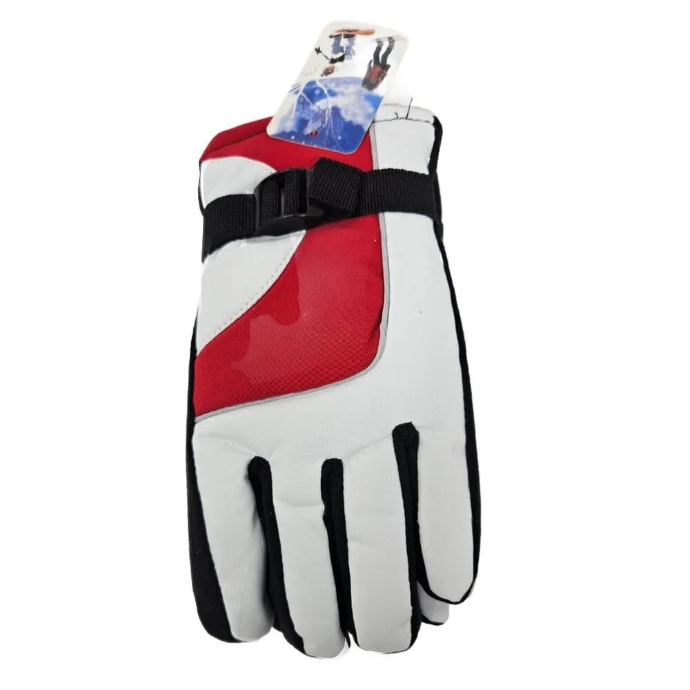 Kids Fleece-Lined Winter Gloves, Various Colors, 9